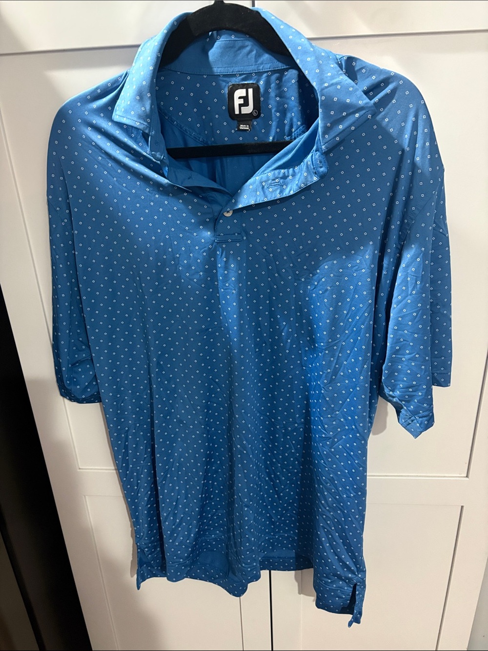 FootJoy Blue Dotted Golf Polo